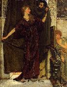 Sir Lawrence Alma-Tadema,OM.RA,RWS Not at Home Sir Lawrence Alma-Tadema - 1879 Walters Art Museum painting